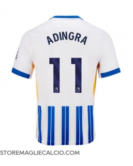Brighton Simon Adingra #11 Maglia Gara Casa Repliche 2024-25 Maniche Corte